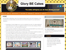 Tablet Screenshot of glorybecakes.com